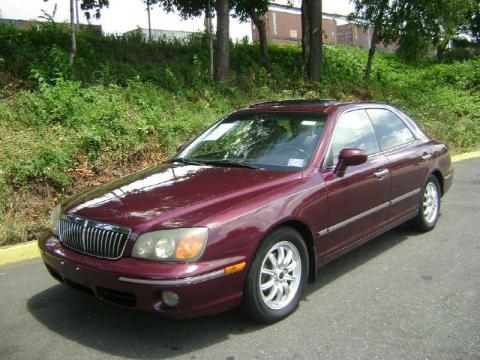 Bordeaux Red Metallic Hyundai XG350 L Sedan.  Click to enlarge.