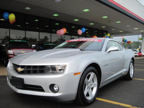 Silver Ice Metallic Chevrolet Camaro LT Coupe.  Click to enlarge.