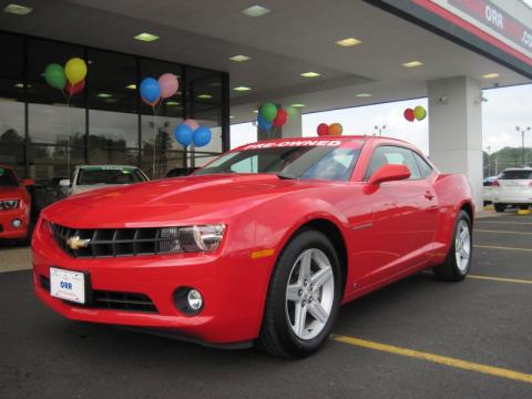 Victory Red Chevrolet Camaro LT Coupe.  Click to enlarge.