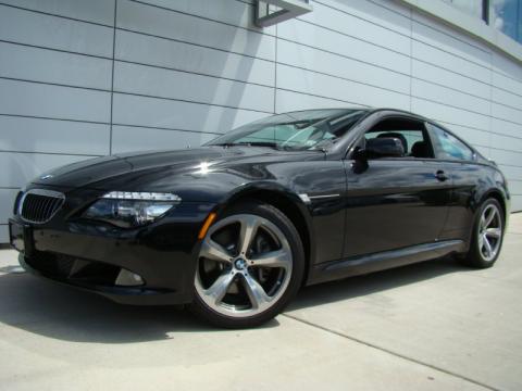 Black Sapphire Metallic BMW 6 Series 650i Coupe.  Click to enlarge.