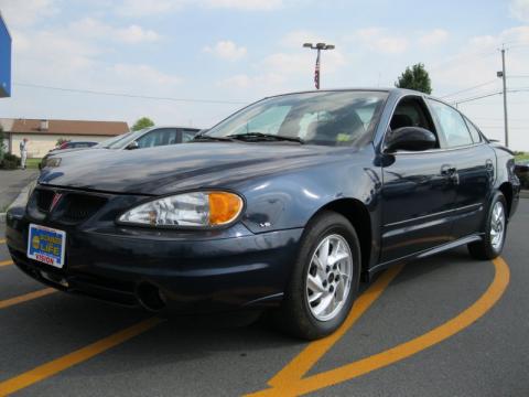 Navy Blue Metallic Pontiac Grand Am SE Sedan.  Click to enlarge.