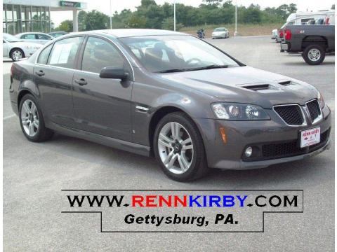 Magnetic Gray Metallic Pontiac G8 Sedan.  Click to enlarge.