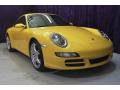 2007 Porsche 911 Carrera Coupe Speed Yellow