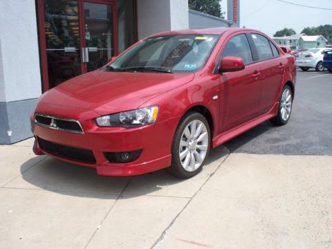 Rally Red Metallic Mitsubishi Lancer GTS.  Click to enlarge.
