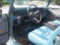  1982 Jeep CJ7 Blue Interior #9