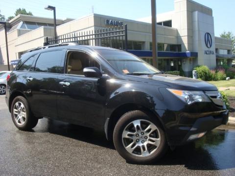 Formal Black Pearl Acura MDX .  Click to enlarge.