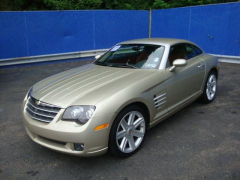 Oyster Gold Metallic Chrysler Crossfire Limited Coupe.  Click to enlarge.