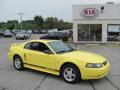 2003 Ford Mustang V6 Coupe Zinc Yellow