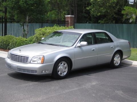 Sterling Silver Cadillac DeVille Sedan.  Click to enlarge.