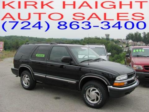 Onyx Black Chevrolet Blazer LT 4x4.  Click to enlarge.
