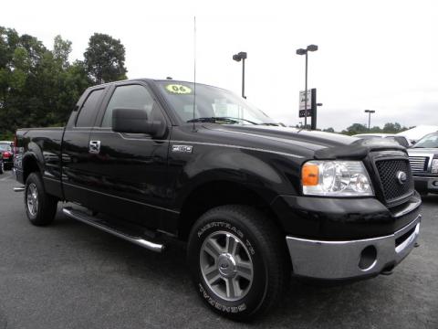 Black Ford F150 XLT SuperCab 4x4.  Click to enlarge.