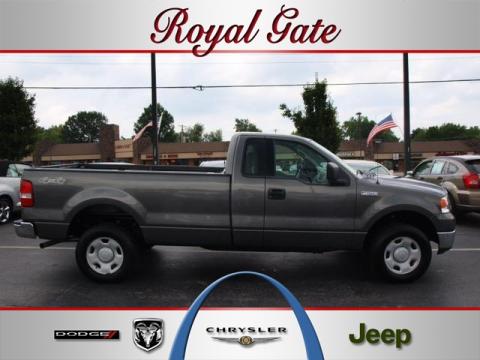 Dark Shadow Grey Metallic Ford F150 XL Regular Cab 4x4.  Click to enlarge.