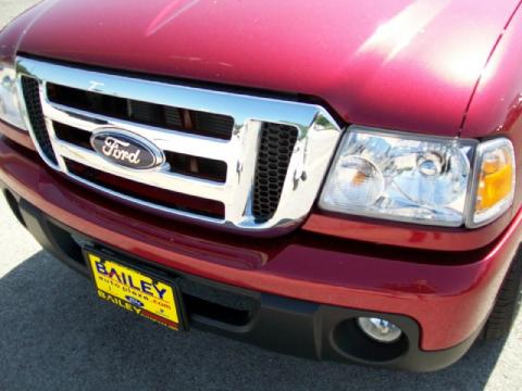 Redfire Metallic Ford Ranger XLT SuperCab.  Click to enlarge.