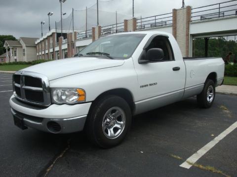 Bright White Dodge Ram 1500 SLT Regular Cab.  Click to enlarge.