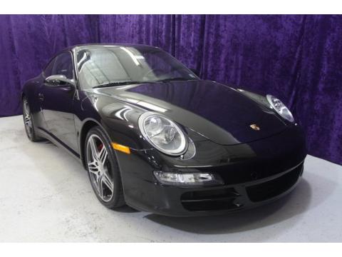 Black Porsche 911 Carrera 4S Coupe.  Click to enlarge.