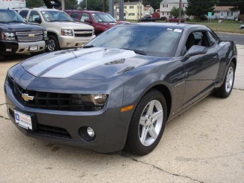 Cyber Gray Metallic Chevrolet Camaro LT Coupe.  Click to enlarge.