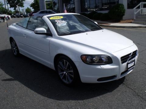 Ice White Volvo C70 T5.  Click to enlarge.