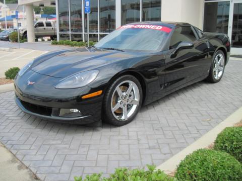 Black Chevrolet Corvette Coupe.  Click to enlarge.