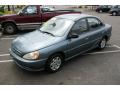 2001 Kia Rio Sedan Steel Blue Metallic