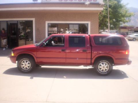Dark Cherry Red Metallic GMC Sonoma SLS Crew Cab 4x4. Click to enlarge. Dark Cherry Red Metallic GMC Sonoma SLS Crew Cab 4x4. Click to enlarge.