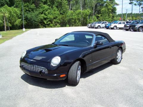 Evening Black Ford Thunderbird Premium Roadster.  Click to enlarge.