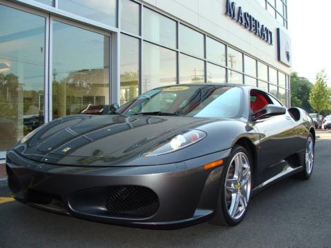 Grigio Silverstone (Dark Grey Metallic) Ferrari F430 Coupe F1.  Click to enlarge.