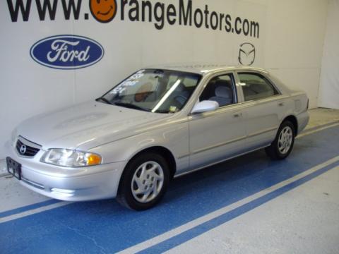 Silver Frost Mazda 626 LX.  Click to enlarge.