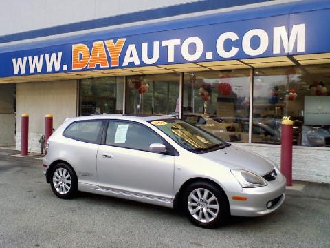 Satin Silver Metallic Honda Civic Si Hatchback.  Click to enlarge.