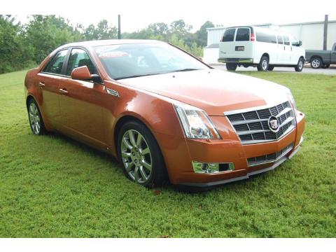 Hot Lava Orange Cadillac CTS 4 AWD Hot Lava Edition Sedan.  Click to enlarge.