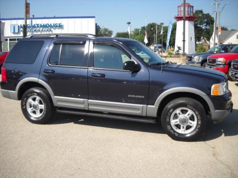 Deep Wedgewood Blue Metallic Ford Explorer XLT.  Click to enlarge.