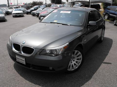 Amethyst Grey Metallic BMW 5 Series 525i Sedan.  Click to enlarge.