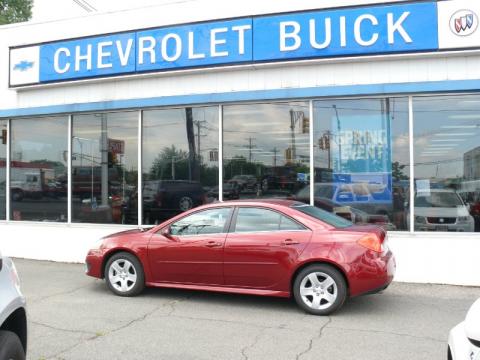Performance Red Metallic Pontiac G6 Sedan.  Click to enlarge.