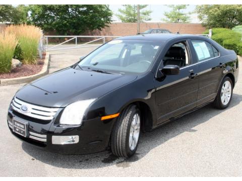 Tuxedo Black Metallic Ford Fusion SEL V6.  Click to enlarge.
