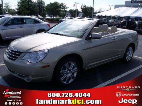 White Gold Chrysler Sebring Limited Hardtop Convertible.  Click to enlarge.