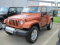 2010 Jeep Wrangler Sahara 4x4 Mango Tango Pearl