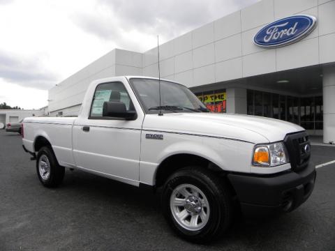 Oxford White Ford Ranger XL Regular Cab.  Click to enlarge.