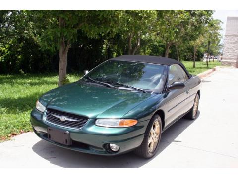 Forest Green Pearl Chrysler Sebring JXi Convertible.  Click to enlarge.