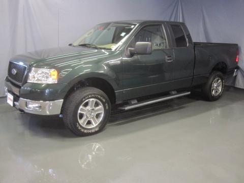 Aspen Green Metallic Ford F150 XLT SuperCab 4x4.  Click to enlarge.