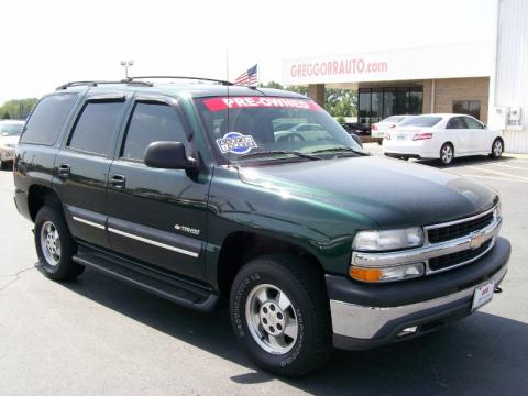 Forest Green Metallic Chevrolet Tahoe LS 4x4.  Click to enlarge.