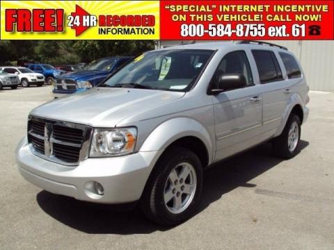 Bright Silver Metallic Dodge Durango SLT.  Click to enlarge.