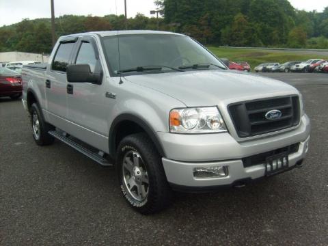 Silver Metallic Ford F150 FX4 SuperCrew 4x4.  Click to enlarge.