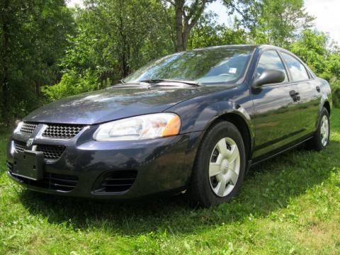 Deep Sapphire Blue Pearlcoat Dodge Stratus SE Sedan.  Click to enlarge.