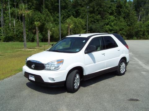 Frost White Buick Rendezvous CX.  Click to enlarge.