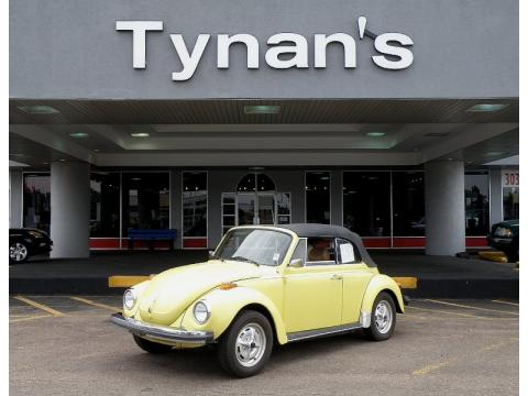Yellow Volkswagen Beetle Coupe.  Click to enlarge.