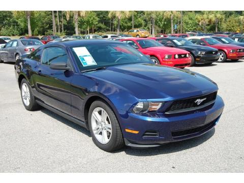 Kona Blue Metallic Ford Mustang V6 Coupe.  Click to enlarge.