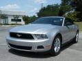 2010 Ford Mustang V6 Convertible Brilliant Silver Metallic