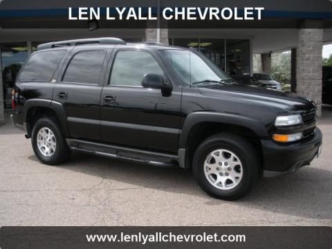 Black Chevrolet Tahoe Z71 4x4.  Click to enlarge.