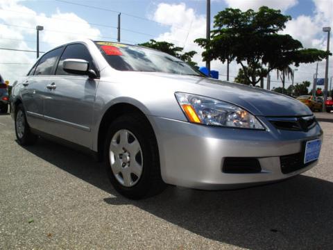 Alabaster Silver Metallic Honda Accord LX Sedan.  Click to enlarge.