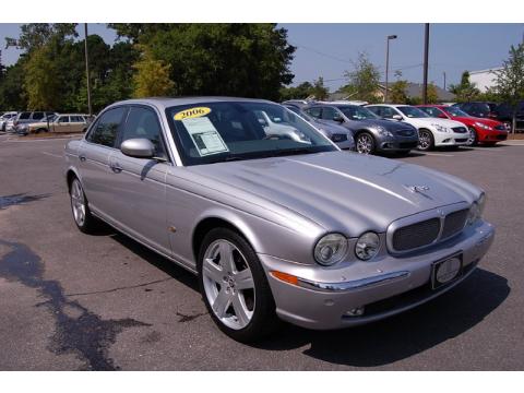 Platinum Silver Metallic Jaguar XJ XJR.  Click to enlarge.