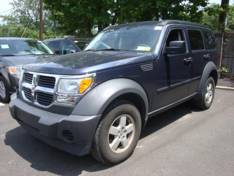 Modern Blue Pearl Dodge Nitro SXT 4x4.  Click to enlarge.